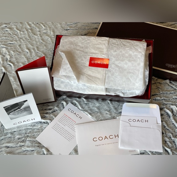 NEW Coach Signature crusher with leather trim Bucket Hat - Black size P/S - Picture 6 of 11